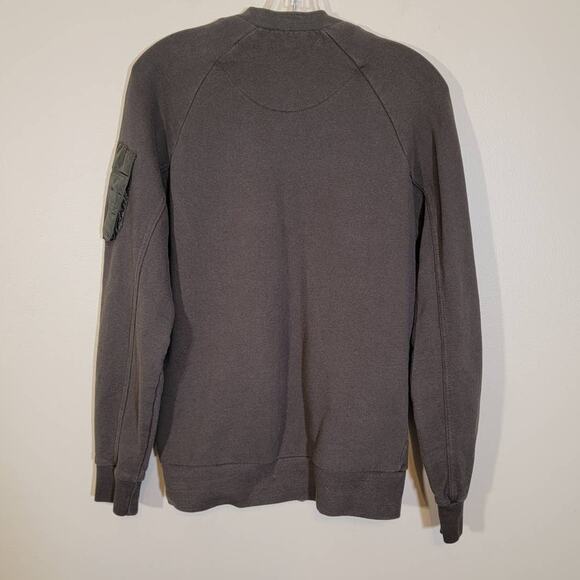 Zara Man Full Zip Bomber Jacket Streetwear Casual Trendy Gray Size Medium - Picture 2 of 6